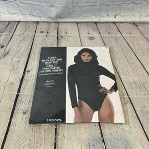 Amscan Sheer Dark Fortune Bodysuit